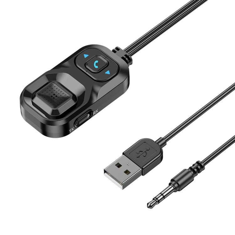 Car Lossless Audio Quality 3.5mm Audio AUX Bluetooth Adapter, C5