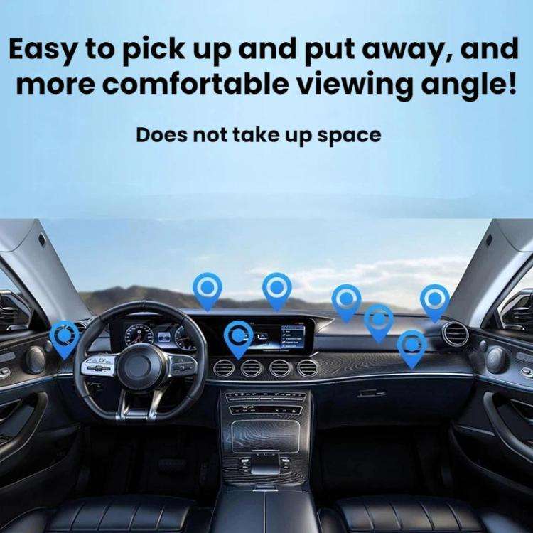 Car Dashboard Magnetic Navigation Folding Rotating Phone Holder, D63