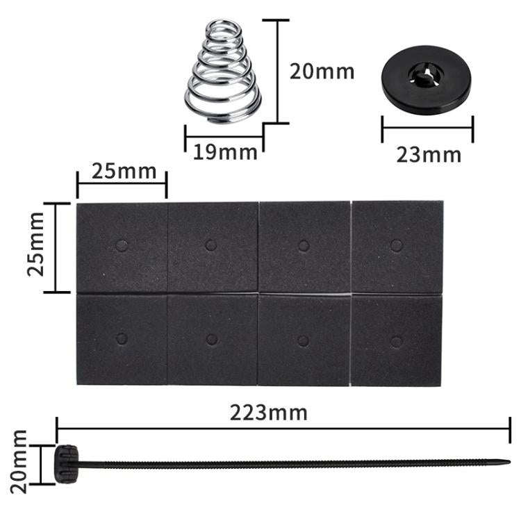 3sets Car Modification Universal Radiator Fan Installation Accessories