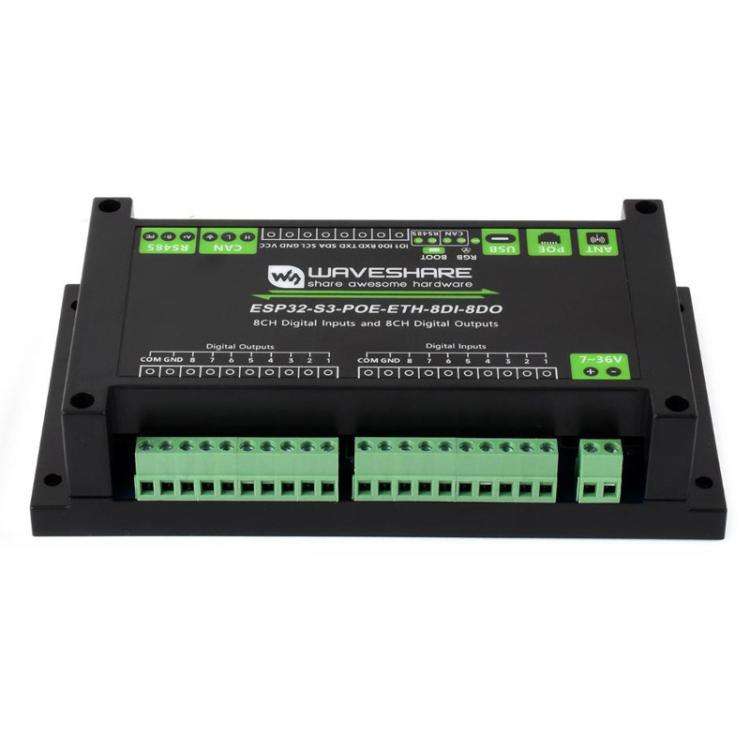 Control Board With 8-Channel Digital Input & Output, Built-In Xtensa 32-Bit LX7 Dual-Core Process...
