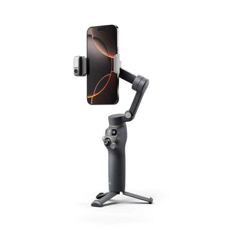 Original Osmo Mobile 8 Vlog Combo With Mic Mini Transmitter, Vlog Combo White, Vlog Combo Black