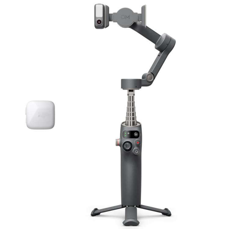 Original Osmo Mobile 7P Vlog Combo With Mic Mini Transmitter, Mobile 7P Vlog Combo White, Mobile ...