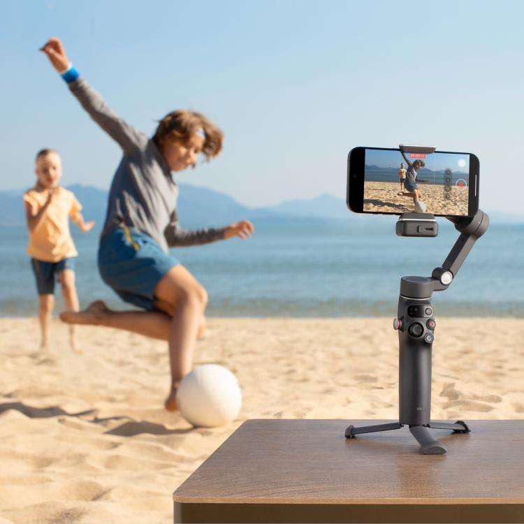 Original Osmo Mobile 7P Vlog Combo With Mic Mini Transmitter, Mobile 7P Vlog Combo White, Mobile ...