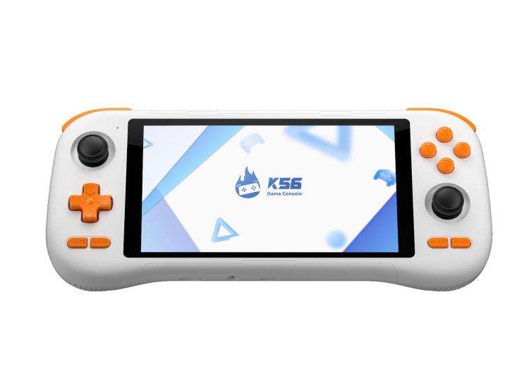 K56 Retro Game Console With 5.5-Inch Touchscreen Android 14 OS, ES-DE Frontend For Faster Gamepla...