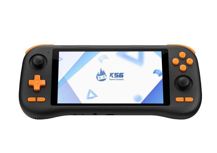 K56 Retro Game Console With 5.5-Inch Touchscreen Android 14 OS, ES-DE Frontend For Faster Gamepla...