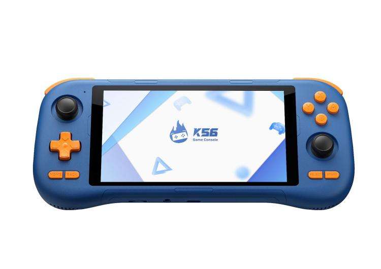 K56 Retro Game Console With 5.5-Inch Touchscreen Android 14 OS, ES-DE Frontend For Faster Gamepla...