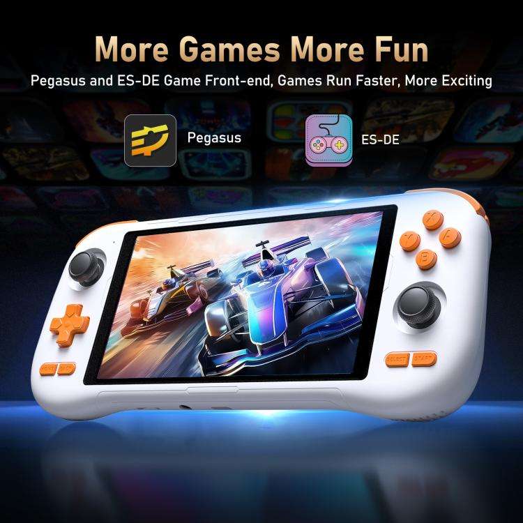 K56 Retro Game Console With 5.5-Inch Touchscreen Android 14 OS, ES-DE Frontend For Faster Gamepla...
