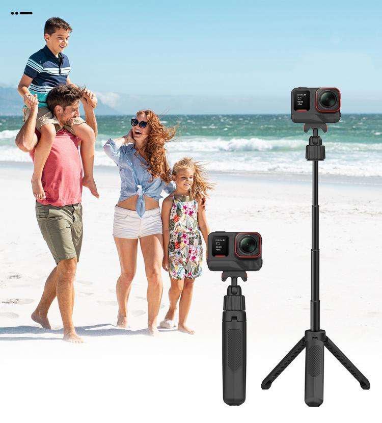 Magnetic Quick-Release Selfie Stick Tripod for Insta360 X5 / Ace Pro 2 / Ace Pro with 360-Degree ...