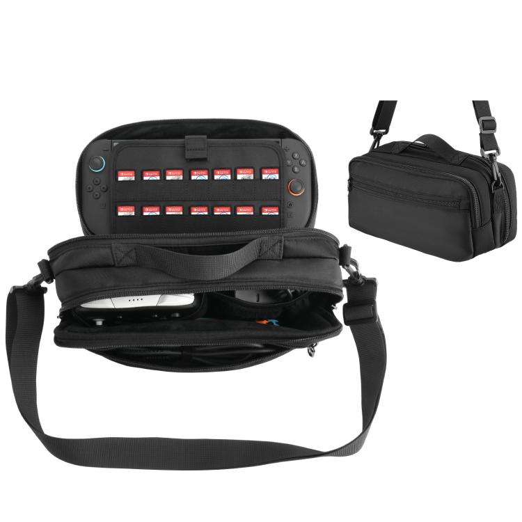 Carrying Case for Nintendo Switch 1 / 2 Protective Messenger Bag with Padded Compartment for Cons...