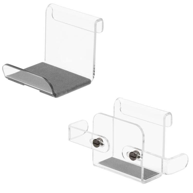 For PS5 Console Acrylic Overhead Hanger Dual Hook for Controller, Headset, and Hard Drive Storage