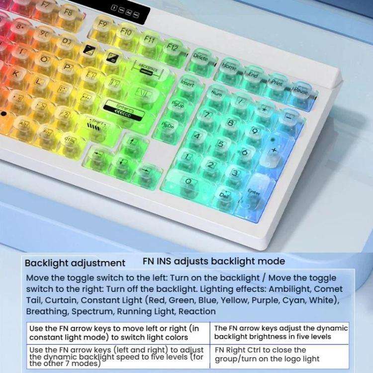LANGTU L102 Mechanical 1.5m Wired Gaming Keyboard With RGB Light