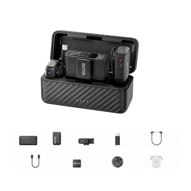 BOYA MIC2 Wireless Lavalier Microphone Mobile Camera Live Streaming Noise Reduction Film & TV Rec...