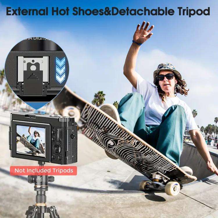 DC101 HD Retro Digital Camcorder Camera Portable Micro DSLR Camera, Single Camera, With 32G Memor...