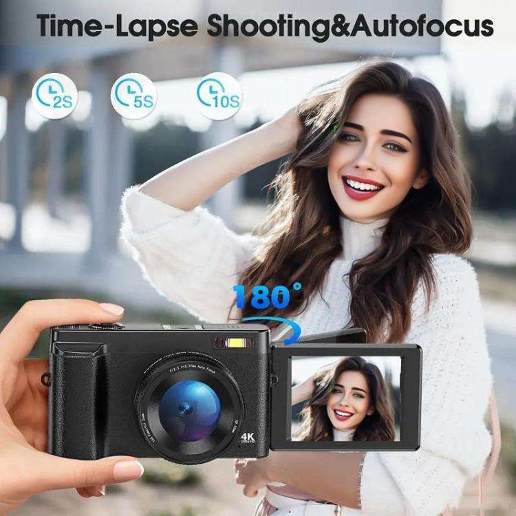 DC101 HD Retro Digital Camcorder Camera Portable Micro DSLR Camera, Single Camera, With 32G Memor...