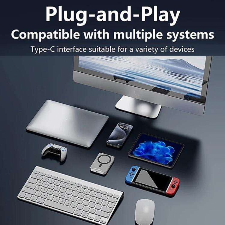 8 In 1 Magnetic Dock NVMe SSD Enclosure USB 3.2 Hub, MC806