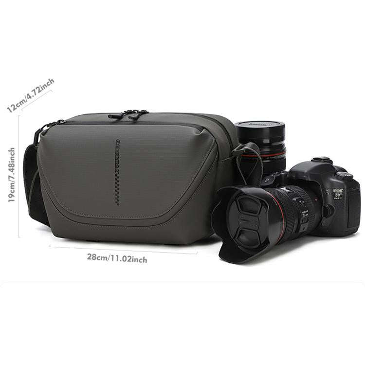 QISEMIAN All-in-One Mens Photography Sling Bag with Removable Camera Insert & Tripod Holder