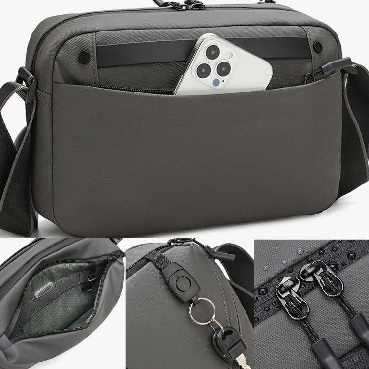 QISEMIAN All-in-One Mens Photography Sling Bag with Removable Camera Insert & Tripod Holder