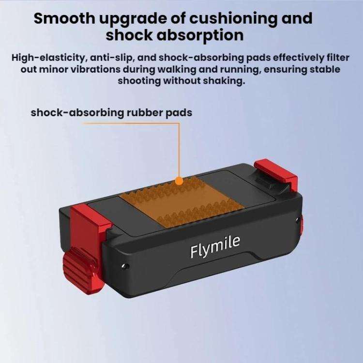 For DJI Osmo Action 3 / 4 / 5 Pro Flymile Magnetic Quick-Release Expansion Adapter Base, For DJI ...