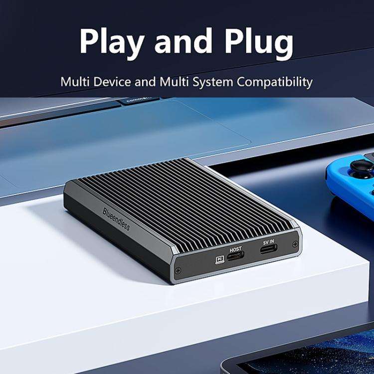 M.2 Disk Array Enclosure NVMe / SATA Dual-Protocol RAID Portable SSD Enclosure 20Gbps Offline Cop...