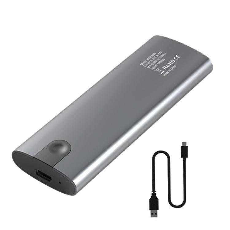 Blueendless M.2 Dual-Protocol Portable Hard Drive Enclosure NVMe/SATA Universal Aluminum Alloy SS...