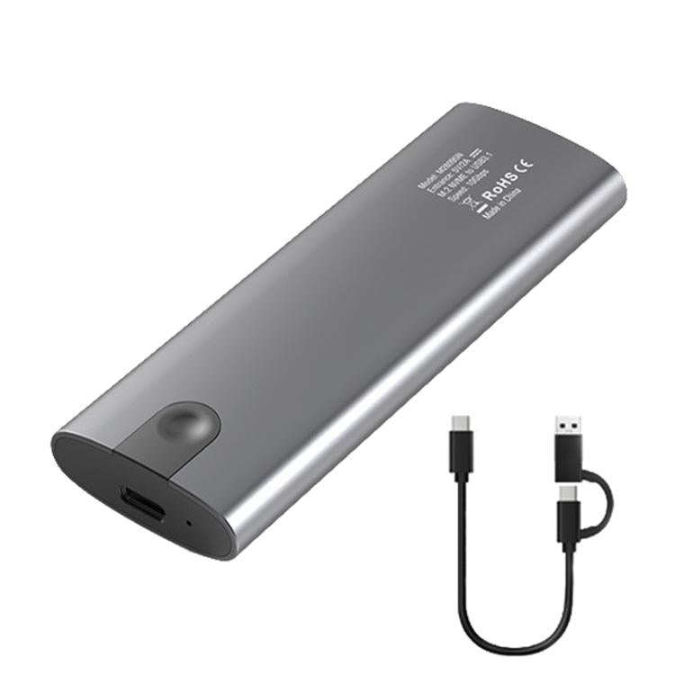 Blueendless M.2 Dual-Protocol Portable Hard Drive Enclosure NVMe/SATA Universal Aluminum Alloy SS...