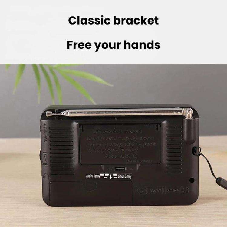 W-913 Portable Pointer Dual-Power Radio FM/AM/SW1-7 Multi-Band Radio