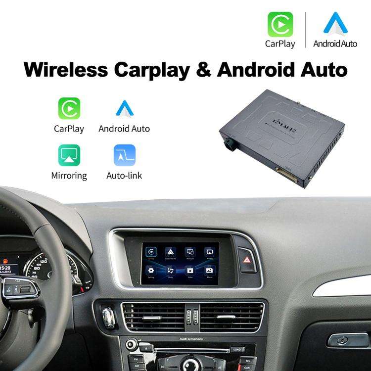JOYEAUTO WZAU Wireless CarPlay Module Decoder, For Audi A4L/A5/Q5/B8 Without MMI 2010-2016, For A...