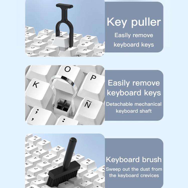 22-in-1 Keyboard Cleaning Kit with Wrist Rest Magnetic Storage Case Tools for Mechanical Keyboard...
