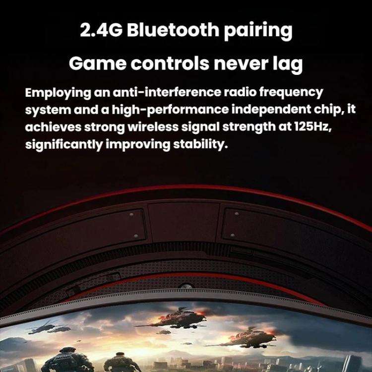GAMEMT 080S 2.4G Vibration Wireless Game Controller For PC / Switch / PS3, Single, With Receiver,...