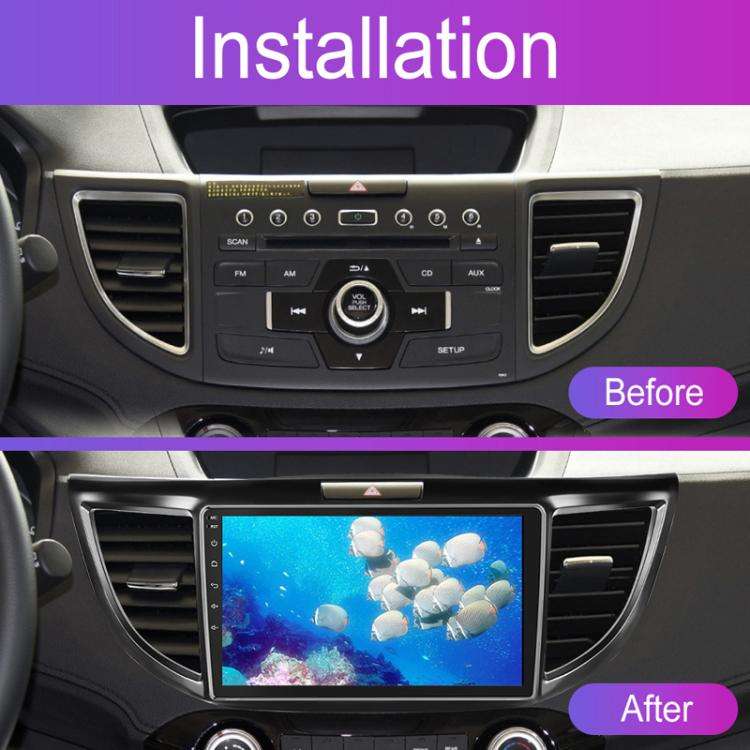 For Honda CR-V 2012-2016 9 inch Android 11 Car Navigation With Carplay Car Central Control All-In...