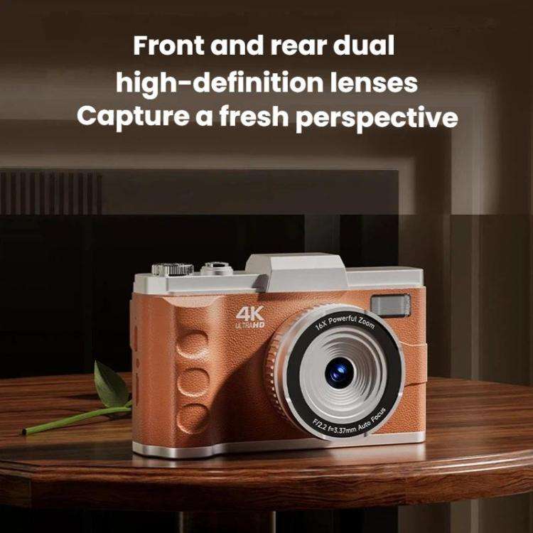 M11 3 Inch 4K Retro HD Camera Student CCD Digital Point-And-Shoot Camera