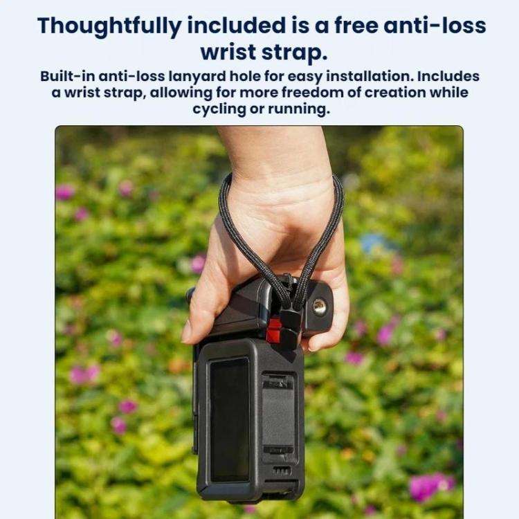 For DJI Osmo Action 6 Flymile Quick-Release Cage Protective Frame Street Photography Handle Kit