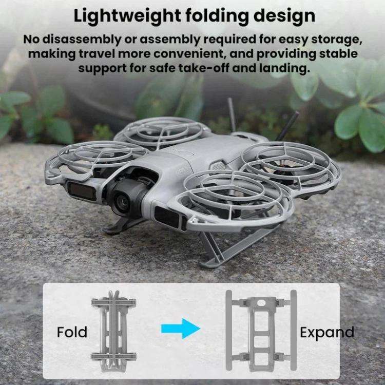 For DJI Neo 2 BRDRC Drone Foldable Height-Increasing Protective Landing Gear