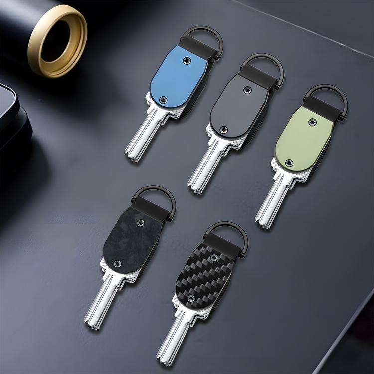 Aluminum Key Organizer Mini Key Holder for 2-6 Keys Compact Design Saves Pocket Space