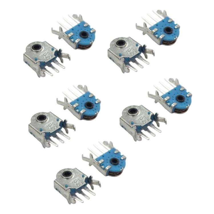 10pcs Mouse Wheel Encoder, Black Core 4.5mm, Black Core 5mm, Black Core 5.5mm, Black Core 15mm, B...