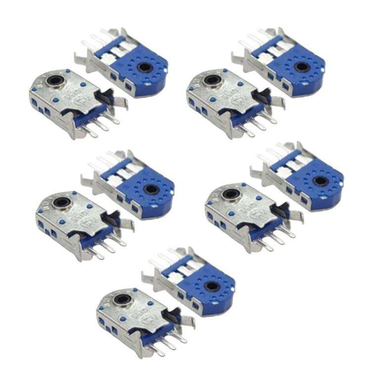 10pcs Mouse Wheel Encoder, Black Core 4.5mm, Black Core 5mm, Black Core 5.5mm, Black Core 15mm, B...