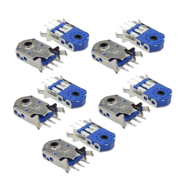 10pcs Mouse Wheel Encoder, Black Core 4.5mm, Black Core 5mm, Black Core 5.5mm, Black Core 15mm, B...