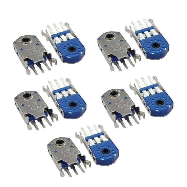 10pcs Mouse Wheel Encoder, Black Core 4.5mm, Black Core 5mm, Black Core 5.5mm, Black Core 15mm, B...