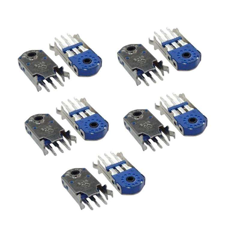 10pcs Mouse Wheel Encoder, Black Core 4.5mm, Black Core 5mm, Black Core 5.5mm, Black Core 15mm, B...