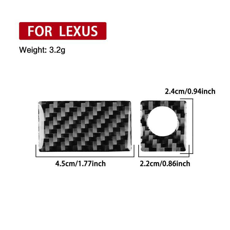 For 1999-2005 Lexus IS300 2pcs /Set Glove Box Sticker Set