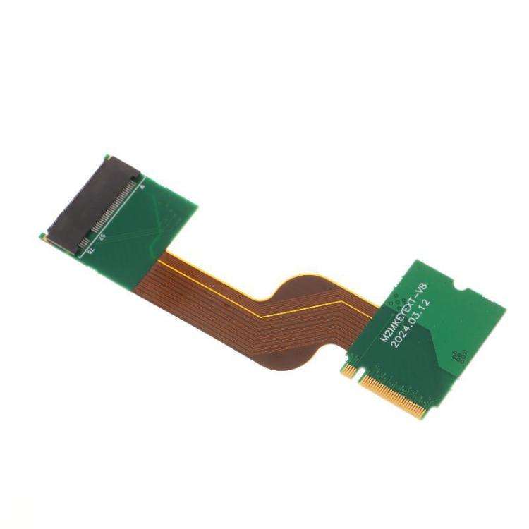 For Steam Deck OLED SSD Adapter Flexible Ribbon Cable to Convert 2230 M.2 to 2280 for Enhanced St...