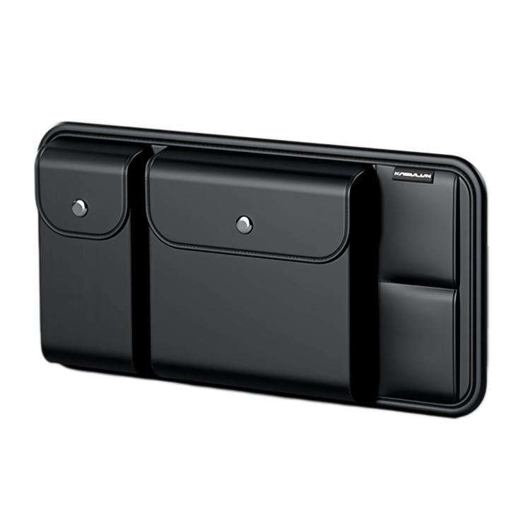 KABULUN Multifunctional Car Sun Visor Storage Glasses Holder Driver License Holder