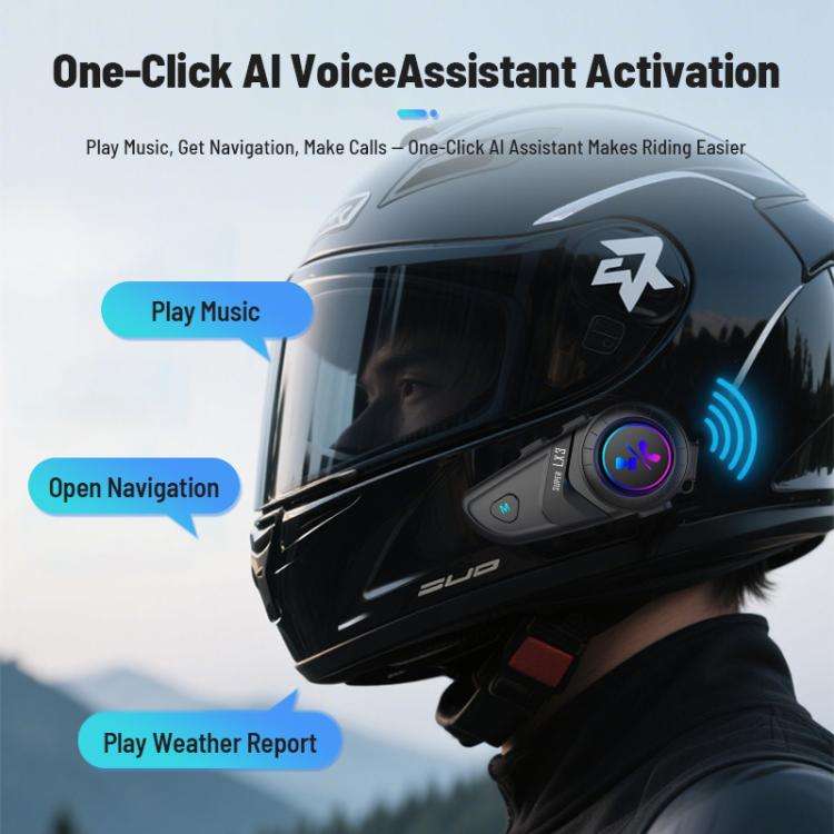 Motorcycle Helmet Waterproof Wireless Bluetooth Earphone, LX3