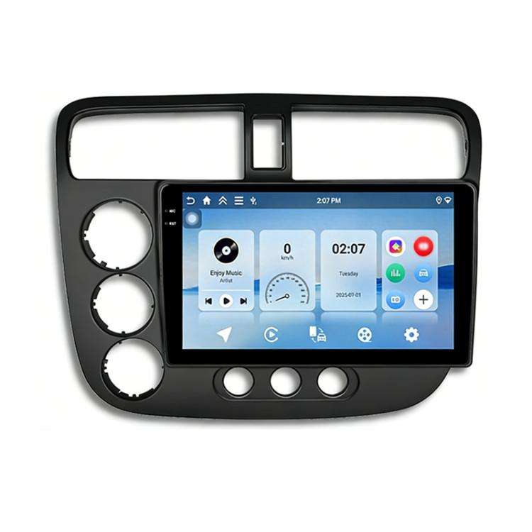 For Honda Civic 2001-2005 Android Car Central Control Screen Navigation Bluetooth Player, 4-Core ...