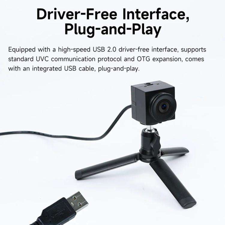 YAHBOOM Industrial USB AI Vision Camera 5MP Distortion-Free Lens, Above 2K Resolution For Raspber...