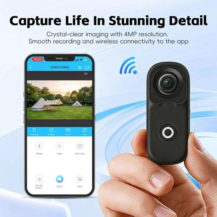 4K WIFI HD Recorder Thumb Action Camera, MZ02