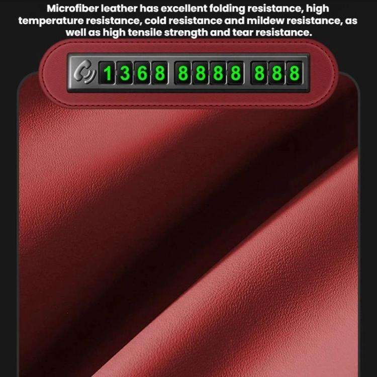 Cars Temporary Parking Phone Number Sign