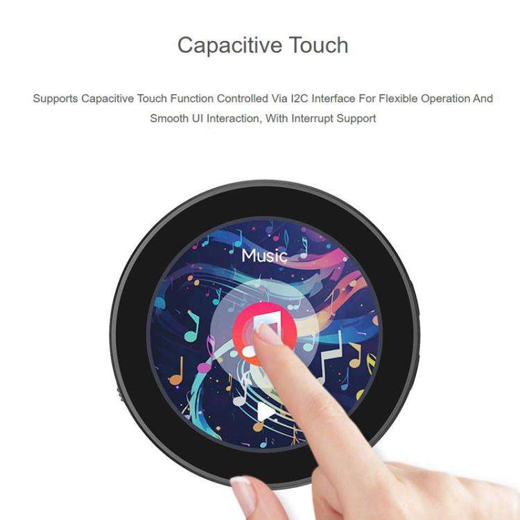 RP2350 1.85 Inch Round LCD Development Board, 360×360, 65K Color, Dual-Core And Dual-Architectur...