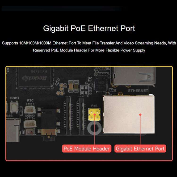 Luckfox Aura High-Performance Linux Development Board Rockchip RV1126B Quad-Core 1.6GHz Processor...