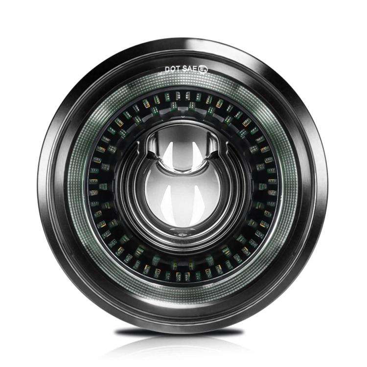 5.75-Inch High-Power Motorcycle Starry Sky Flowing Aperture Cut-Line Headlight, R25
